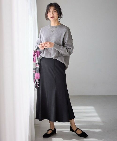 ANY / エニィ ニット・セーター | 【洗濯機可/6色展開】ソフトタッチニットプルオーバー | 詳細3