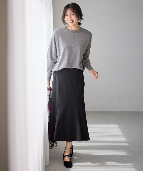 ANY / エニィ ニット・セーター | 【洗濯機可/6色展開】ソフトタッチニットプルオーバー | 詳細4