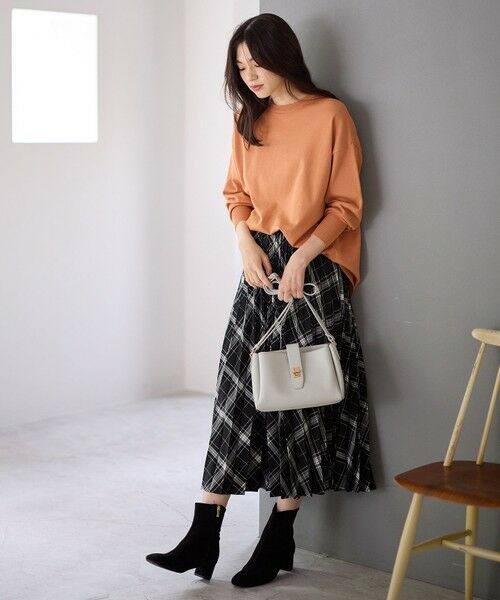 ANY / エニィ ニット・セーター | 【洗濯機可/6色展開】ソフトタッチニットプルオーバー | 詳細10