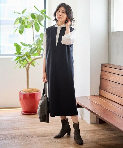 ANY / エニィ ロング・マキシ丈ワンピース | 【洗濯機可】クラシカルツイードワンピース | 詳細12