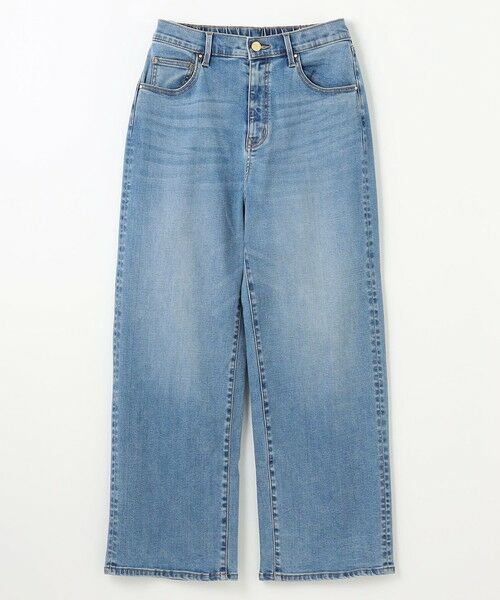 ANY / エニィ デニムパンツ | 【洗濯機可/ウエストゴム/ストレッチ】ワイドデニムパンツ | 詳細8