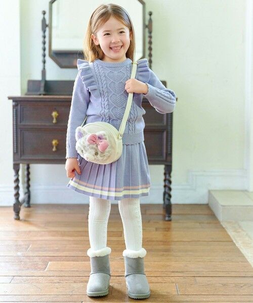 ANY / エニィ ブーツ（ロング丈） | フェイクムートンリボンブーツ | 詳細1