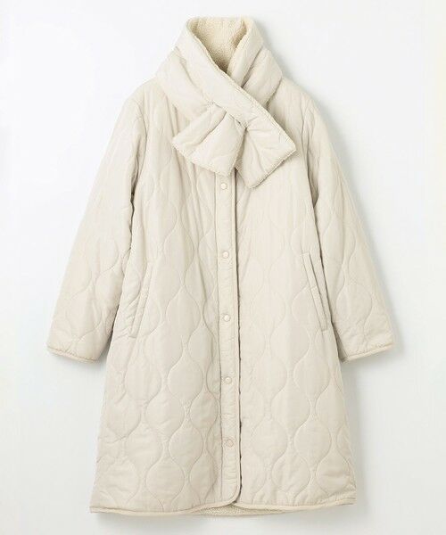 ANY / エニィ その他アウター | 【マフラー付き】キルトリバーシブルコート | 詳細5