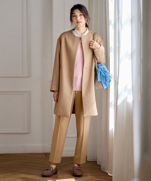 ANY / エニィ その他アウター | 【防風裏地】カシミヤブレンドコート | 詳細7