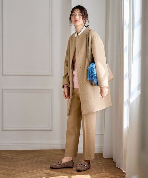 ANY / エニィ その他アウター | 【防風裏地】カシミヤブレンドコート | 詳細8