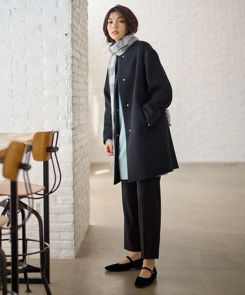ANY / エニィ その他アウター | 【防風裏地】カシミヤブレンドコート | 詳細17