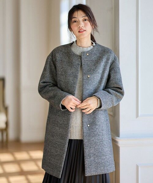 ANY / エニィ その他アウター | 【防風裏地】カシミヤブレンドコート | 詳細21