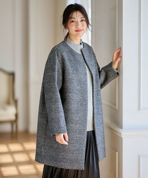ANY / エニィ その他アウター | 【防風裏地】カシミヤブレンドコート | 詳細22