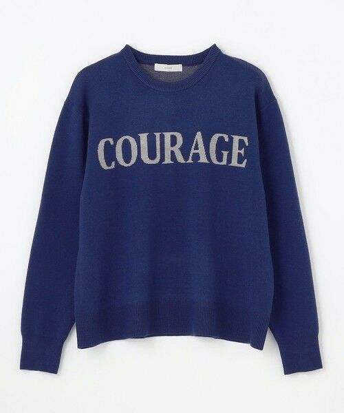 ANY / エニィ ニット・セーター | 【洗濯機可】スウェットライクロゴニット | 詳細25