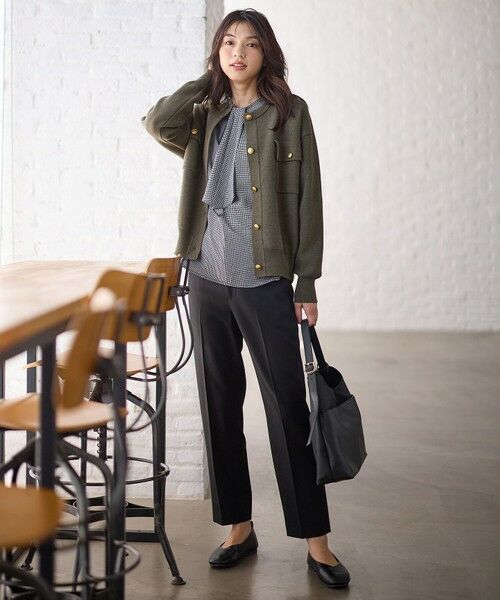 ANY / エニィ その他パンツ | 【洗濯機可/ストレッチ/ウエストゴム/裏起毛】マルチファンクションストレッチテーパードパンツ | 詳細30