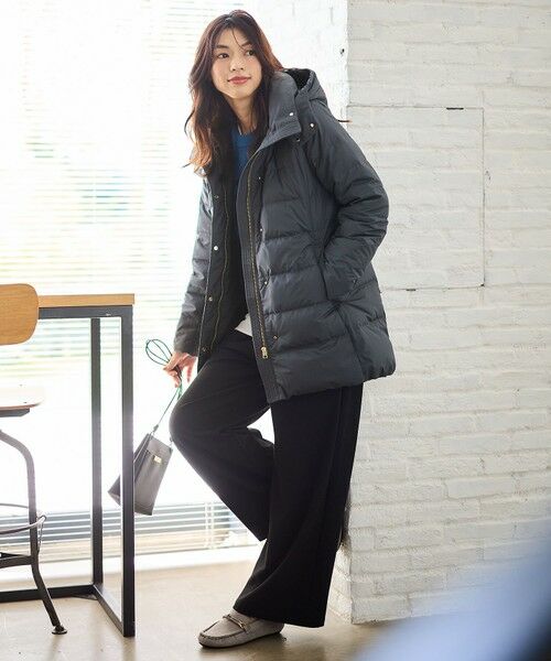 ANY / エニィ ダウンジャケット・ベスト | 【洗濯機可/フード取り外し可能/撥水】楽映えリッチロング丈ダウン | 詳細25