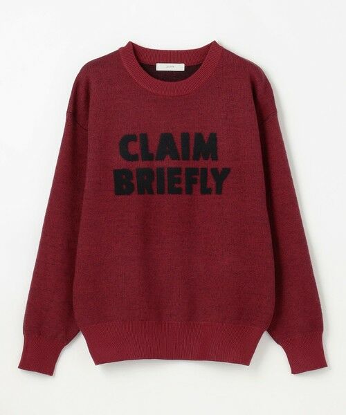 ANY / エニィ ニット・セーター | 【洗濯機可】スウェットライクフェザーロゴニット | 詳細17