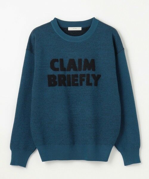 ANY / エニィ ニット・セーター | 【洗濯機可】スウェットライクフェザーロゴニット | 詳細23