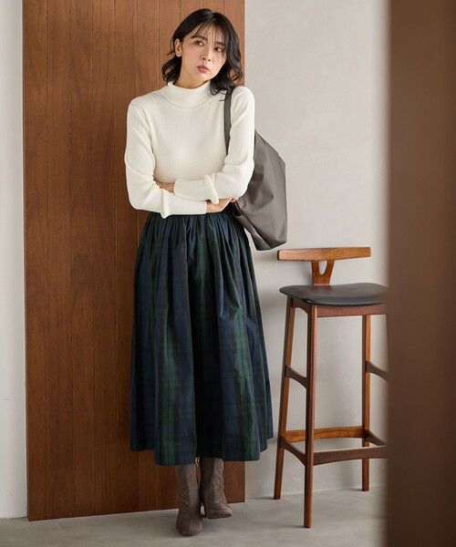 ANY / エニィ ニット・セーター | 【洗濯機可】ウォームニットリブタートルネック | 詳細3