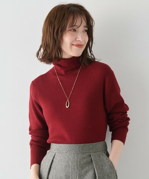 ANY / エニィ ニット・セーター | 【洗濯機可】ウォームニットリブタートルネック | 詳細10