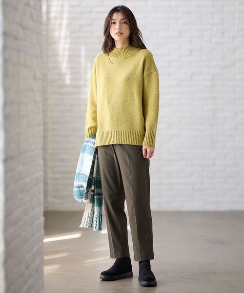 ANY / エニィ ニット・セーター | 【洗濯機可】ラムウールボトルネックプルオーバー | 詳細3