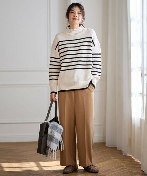 ANY / エニィ ニット・セーター | 【洗濯機可】ラムウールボトルネックプルオーバー | 詳細28