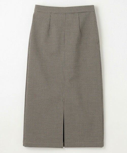 ANY / エニィ ミニ・ひざ丈スカート | 【手洗い可/ウエストゴム/裏起毛】チェックボンディングタイトスカート | 詳細6