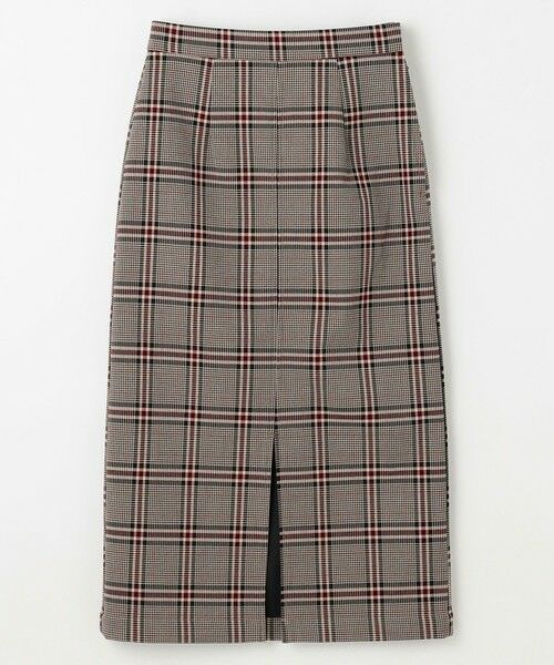 ANY / エニィ ミニ・ひざ丈スカート | 【手洗い可/ウエストゴム/裏起毛】チェックボンディングタイトスカート | 詳細25