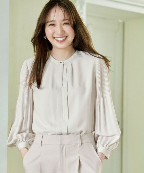 ANY / エニィ シャツ・ブラウス | 【洗濯機可/2WAY】プリーツスリーブブラウス | 詳細17