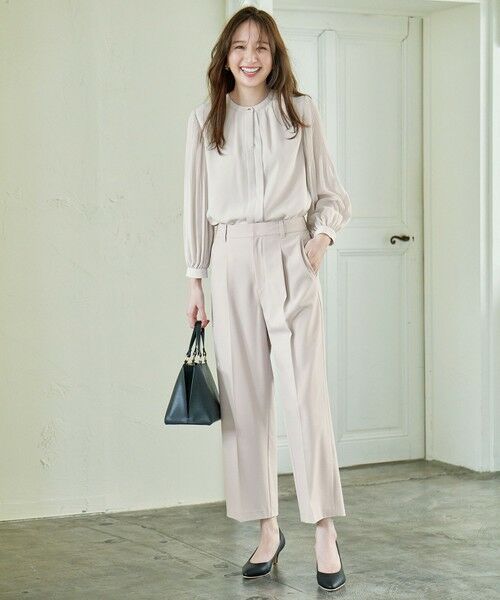 ANY / エニィ シャツ・ブラウス | 【洗濯機可/2WAY】プリーツスリーブブラウス | 詳細20