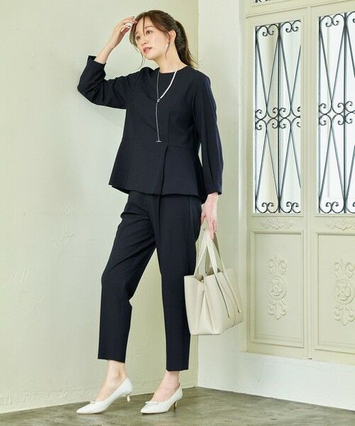 ANY / エニィ シャツ・ブラウス | 【ストレッチ/セットアップ可】イージーケアペプラムブラウス | 詳細3