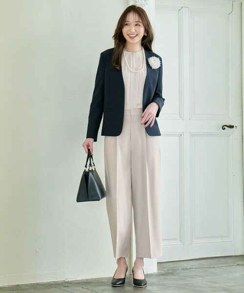 ANY / エニィ ノーカラージャケット | 【ストレッチ/セットアップ可】イージーケアジャケット | 詳細2