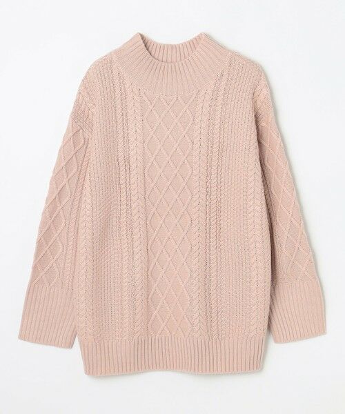 ANY / エニィ ニット・セーター | 【洗濯機可】ソフトタッチケーブルニットチュニック | 詳細9
