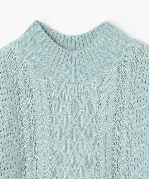 ANY / エニィ ニット・セーター | 【洗濯機可】ソフトタッチケーブルニットチュニック | 詳細19