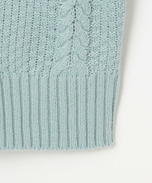 ANY / エニィ ニット・セーター | 【洗濯機可】ソフトタッチケーブルニットチュニック | 詳細21