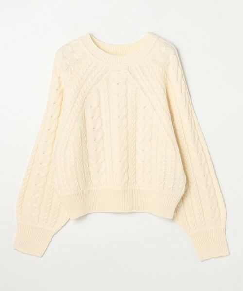 ANY / エニィ ニット・セーター | 【洗濯機可】ソフトタッチケーブル２ＷＡＹニット | 詳細5