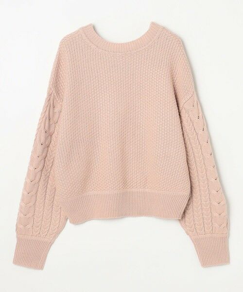 ANY / エニィ ニット・セーター | 【洗濯機可】ソフトタッチケーブル２ＷＡＹニット | 詳細13