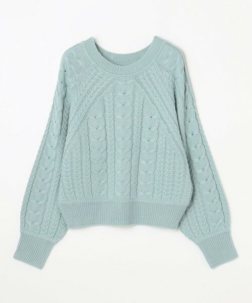 ANY / エニィ ニット・セーター | 【洗濯機可】ソフトタッチケーブル２ＷＡＹニット | 詳細22