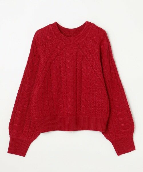 ANY / エニィ ニット・セーター | 【洗濯機可】ソフトタッチケーブル２ＷＡＹニット | 詳細23