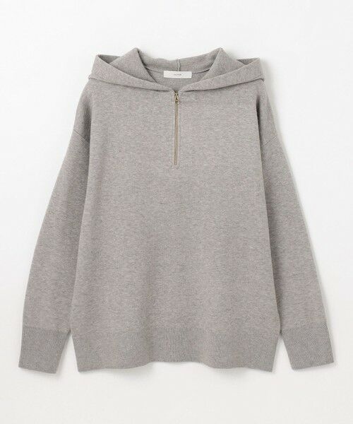 ANY / エニィ ニット・セーター | 【洗濯機可】ハーフジップニットフーディー | 詳細7