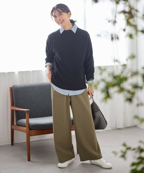 ANY / エニィ ニット・セーター | 【洗濯機可/8色展開】アゼボトルニットプルオーバー | 詳細3