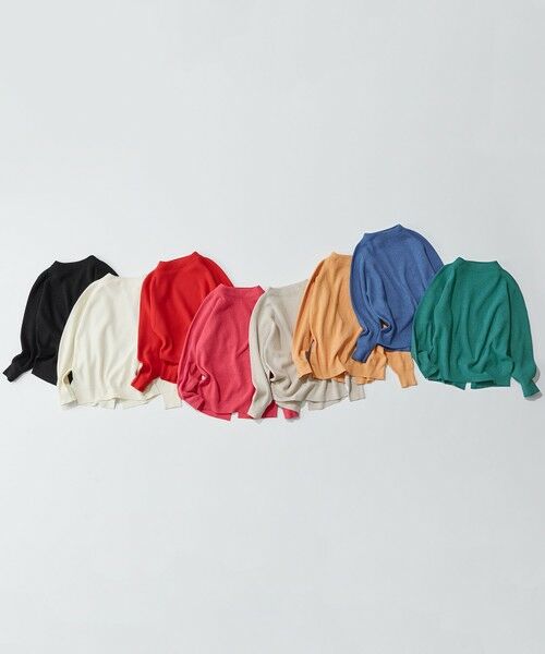 ANY / エニィ ニット・セーター | 【洗濯機可/8色展開】アゼボトルニットプルオーバー | 詳細6