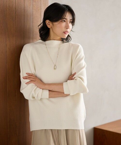 ANY / エニィ ニット・セーター | 【洗濯機可/8色展開】アゼボトルニットプルオーバー | 詳細8