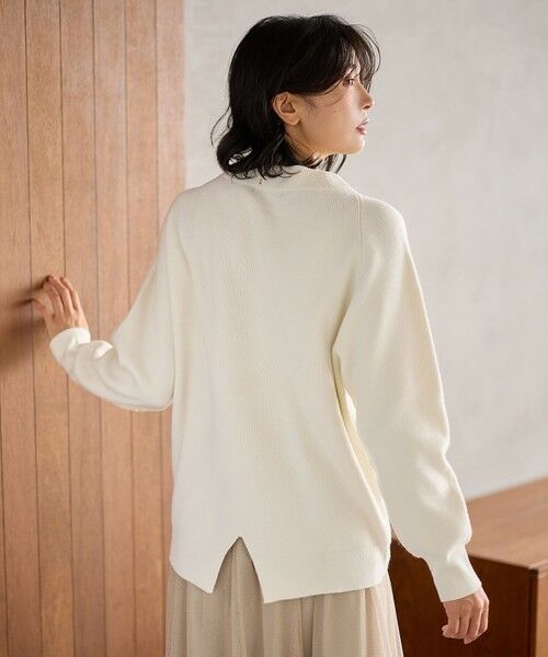 ANY / エニィ ニット・セーター | 【洗濯機可/8色展開】アゼボトルニットプルオーバー | 詳細9