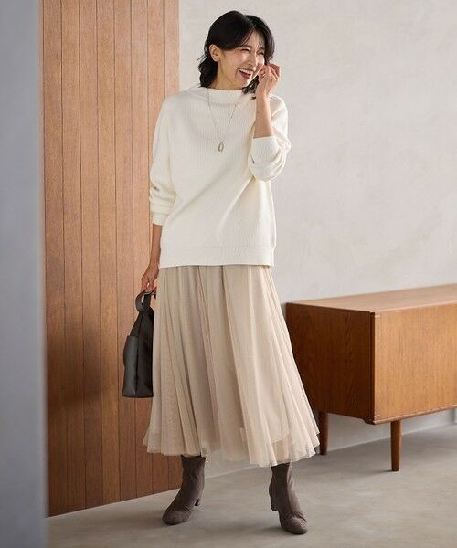 ANY / エニィ ニット・セーター | 【洗濯機可/8色展開】アゼボトルニットプルオーバー | 詳細10