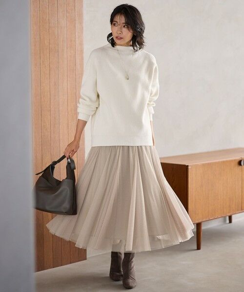 ANY / エニィ ニット・セーター | 【洗濯機可/8色展開】アゼボトルニットプルオーバー | 詳細11