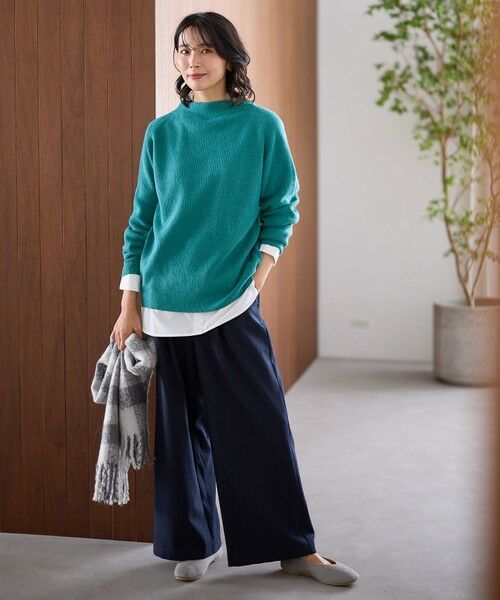 ANY / エニィ ニット・セーター | 【洗濯機可/8色展開】アゼボトルニットプルオーバー | 詳細24