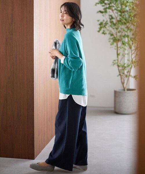 ANY / エニィ ニット・セーター | 【洗濯機可/8色展開】アゼボトルニットプルオーバー | 詳細25