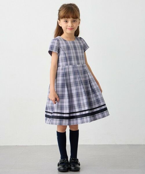 ANY / エニィ ロング・マキシ丈ワンピース | 【2点セット】セーラージャケット+チェックワンピース | 詳細6