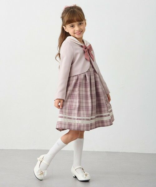 ANY / エニィ ロング・マキシ丈ワンピース | 【2点セット】セーラージャケット+チェックワンピース | 詳細11