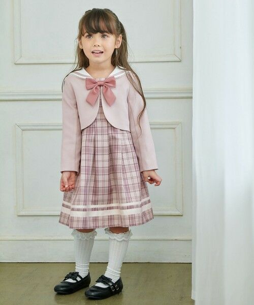 ANY / エニィ ロング・マキシ丈ワンピース | 【2点セット】セーラージャケット+チェックワンピース | 詳細8