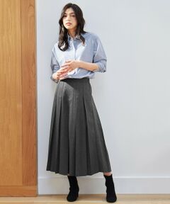 ANY / エニィ その他パンツ | 【手洗い可/ウエストゴム】タックワイドパンツ