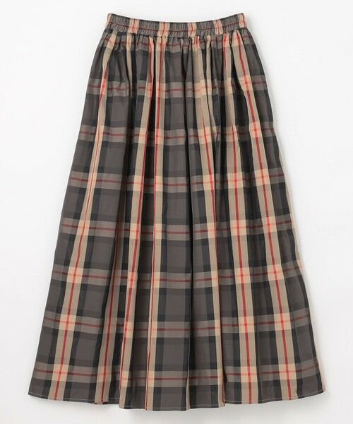 ANY / エニィ ミニ・ひざ丈スカート | 【洗濯機可/ウエストゴム】ビックチェックタフタスカート | 詳細8