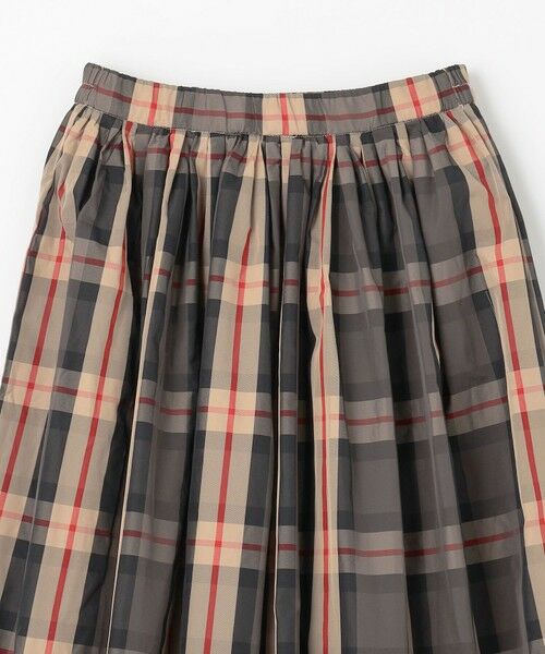 ANY / エニィ ミニ・ひざ丈スカート | 【洗濯機可/ウエストゴム】ビックチェックタフタスカート | 詳細9