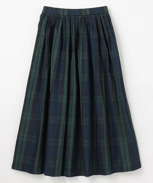 ANY / エニィ ミニ・ひざ丈スカート | 【洗濯機可/ウエストゴム】ビックチェックタフタスカート | 詳細19